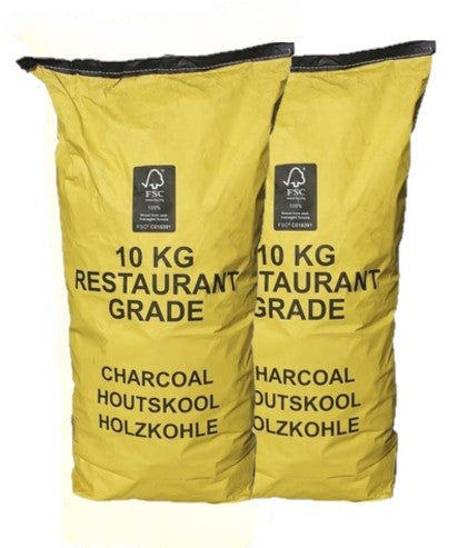 2 x 10KG Black wattle houtskool (Acacia)